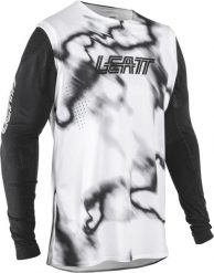 Koszulka rowerowa LEATT Jersey MTB Gravity 8.0. Białe odzież kompresyjna LEATT, l, bez wzorów, z dzianiny, rowerowe. Za 449.00 zł.