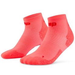 Męskie skarpety kompresyjne sportowe za kostkę low cut Core Run Ultralight CEP. Czerwone skarpety CEP, bez wzorów, z elastanu. Za 79.00 zł.