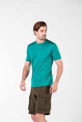 Koszulka termoaktywna turystyczna męska Woolona Notus 100% Merino. Zielone bielizna termoaktywna WOOLONA, na lato, l, bez wzorów, z materiału, bez ramiączek, narciarskie. Za 261.00 zł.