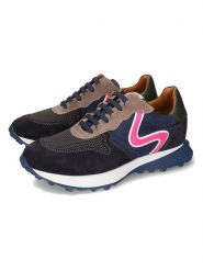 MELVIN & HAMILTON Skórzane sneakersy "Richmond 6" w kolorze granatowo-szarobrązowym rozmiar: 41. Brązowe buty sportowe casual Melvin & Hamilton, bez wzorów, ze skóry, bez zapięcia. Za 469.99 zł.