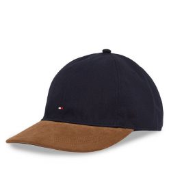 Czapka z daszkiem Tommy Hilfiger. Niebieskie czapki z daszkiem Tommy Hilfiger, bez wzorów. Za 209.99 zł.