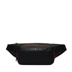 Nerka Tommy Hilfiger. Czarne saszetki i nerki Tommy Hilfiger, bez wzorów. Za 329.99 zł.