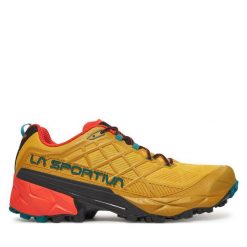 Buty do biegania La Sportiva. Żółte buty do biegania La Sportiva, bez wzorów, bez zapięcia, do biegania. Za 689.99 zł.