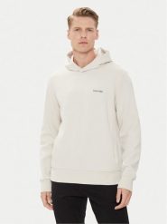 Calvin Klein Bluza Micro Logo K10K109927 Beżowy Regular Fit. Brązowe bluzy CALVIN KLEIN, m, bez wzorów, z bawełny, bez kaptura. Za 149.99 zł.
