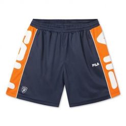Spodnie treningowe męskie Fila Teritus. Niebieskie spodnie materiałowe Fila, na co dzień, m, bez wzorów, z dresówki, casualowe, krótkie. W wyprzedaży za 99.00 zł.