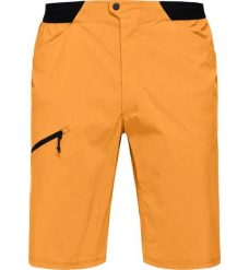 Spodenki trekkingowe męskie Haglöfs L.I.M Fuse. Żółte krótkie spodenki sportowe Haglöfs, l, bez wzorów, z elastanu. Za 276.50 zł.