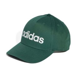 Czapka Adidas Sport Daily Dorosłych. Zielone czapki z daszkiem Adidas, bez wzorów, z bawełny. Za 77.45 zł.