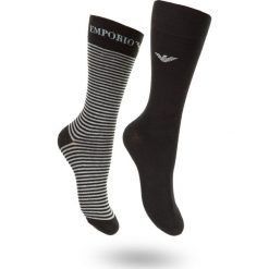 Skarpety męskie 2-pak EMPORIO ARMANI. Skarpety Emporio Armani Underwear, bez wzorów. Za 89.00 zł.