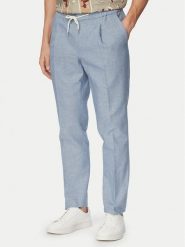 HUGO Spodnie materiałowe Getlin 50559695 Niebieski Slim Fit. Niebieskie szorty Hugo, m, bez wzorów, z bawełny. Za 649.99 zł.