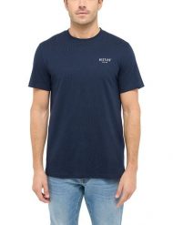 Męski T-Shirt Mustang Style Austin Dark Sapphire 1016273 4136. Niebieskie t-shirty Mustang, m, bez wzorów, bez kołnierzyka, bez ramiączek. Za 89.99 zł.