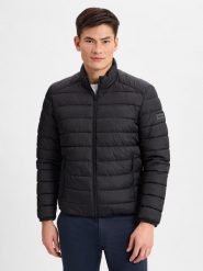 Marc O'Polo Pikowana kurtka Mężczyźni Sztuczne włókno czarny, XL. Czarne kurtki Marc O'Polo, m, bez wzorów, z poliamidu, bez kaptura. Za 849.95 zł.