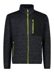 CMP Kurtka funkcyjna w kolorze antracytowo-czarno-limonkowym rozmiar: 54. Czarne kurtki outdoor i hardshell CMP, bez wzorów, bez kaptura. Za 166.49 zł.