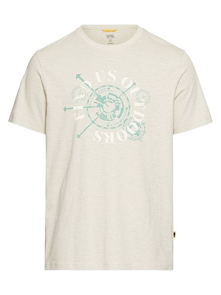 Camel Active Koszulka w kolorze beżowym rozmiar: 6XL. Brązowe bezrękawniki Camel Active, xl, bez wzorów, z bawełny, bez kołnierzyka, bez ramiączek. Za 74.28 zł.