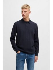 BOSS Orange Koszulka polo w kolorze granatowym rozmiar: 3XL. Niebieskie koszulki polo BOSS Orange, xl, bez wzorów, bez kołnierzyka, bez ramiączek. Za 199.03 zł.
