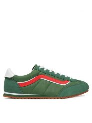 Vans Sneakersy VN000D83BR11 Zielony. Zielone buty sportowe casual Vans, bez wzorów, ze skóry, bez zapięcia. Za 269.99 zł.