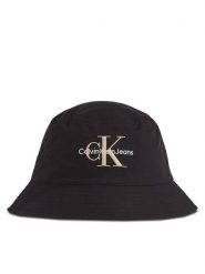 Calvin Klein Jeans Kapelusz Monogram Bucket Hat K50K510788 Czarny. Czarne kapelusze Calvin Klein Jeans, bez wzorów, z jeansu. Za 129.99 zł.
