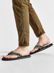 Quiksilver Japonki AQYL100047 Zielony. Zielone japonki Quiksilver, bez wzorów, z materiału. Za 99.99 zł.