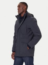 Geox Kurtka zimowa Andalo M5620F T3136 F1624 Granatowy Regular Fit. Niebieskie kurtki Geox, na zimę, m, bez wzorów, z syntetyku, bez kaptura. Za 1,349.00 zł.