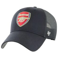Czapka z daszkiem męska Arsenal FC Branson Cap. Niebieskie czapki z daszkiem 47 Brand, na lato, bez wzorów, z bawełny. Za 99.99 zł.