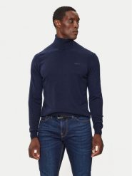 Guess Golf M4BR05 Z3H82 Granatowy Regular Fit. Niebieskie golfy Guess, l, z aplikacjami, z syntetyku, bez kołnierzyka, bez ramiączek. Za 219.99 zł.
