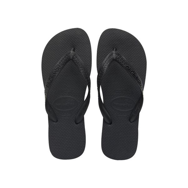 Sandały Havaianas Basic Top Czarny. Czarne sandały Havaianas, z materiału, bez zapięcia. Za 96.55 zł.