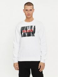 Hugo Bluza Duragol_U242 50513335 Biały Regular Fit. Białe bluzy Hugo, l, bez wzorów, z bawełny, bez kaptura. Za 269.99 zł.