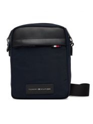 Tommy Hilfiger Saszetka Th Nylon Mini Reporter AM0AM13618 Granatowy. Niebieskie torby na ramię Tommy Hilfiger, bez wzorów, z materiału, bez dodatków. Za 309.99 zł.