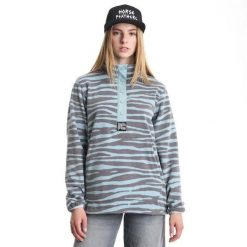Horsefeathers Melia Sweatshirt (zebra). Niebieskie bluzy Horsefeathers, s, bez wzorów, z materiału, bez kaptura. Za 392.99 zł.