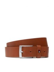 Tommy Hilfiger Pasek Męski Adan 3.5 AM0AM09405 Brązowy. Brązowe paski Tommy Hilfiger, bez wzorów, ze skóry. Za 229.99 zł.