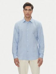 BOSS Koszula C-Hal 50539531 Błękitny Casual Fit. Niebieskie koszule Boss, m, bez wzorów, z bawełny, bez kołnierzyka, bez ramiączek. Za 439.99 zł.