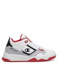Champion Sneakersy OVERTIME MID S22274-WW012 Biały. Białe buty sportowe casual Champion, bez wzorów, z materiału, bez zapięcia. Za 319.99 zł.