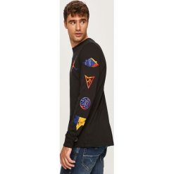 Jordan - Longsleeve. Czarne bluzki z długim rękawem Jordan, m, bez wzorów, z bawełny, bez kołnierzyka, bez ramiączek. Za 159.90 zł.