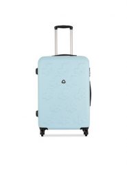 Semi Line Walizka średnia T5919-2 Błękitny. Niebieskie walizki Semi-line, bez wzorów, z tworzywa sztucznego, średnie. Za 179.99 zł.