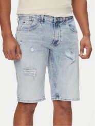 Tommy Jeans Szorty jeansowe Ronnie DM0DM18796 Niebieski Slim Fit. Niebieskie szorty Tommy Jeans, m, bez wzorów, z bawełny. Za 429.99 zł.