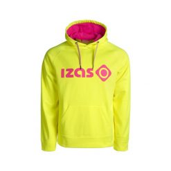 Bluza z kapturem unisex DUERO V4 z logo i kieszenią z przodu. Żółte bluzy z kapturem Izas, l, bez wzorów, z kapturem. Za 182.57 zł.
