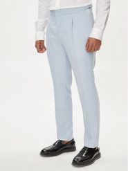 Hugo Spodnie materiałowe Getlin 242E1X 50513776 Błękitny Slim Fit. Niebieskie spodnie materiałowe Hugo, m, bez wzorów, z materiału. Za 509.99 zł.