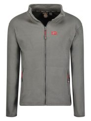 Geographical Norway Kurtka polarowa "Ulysse" w kolorze szarym rozmiar: S. Szare kurtki Geographical Norway, s, bez wzorów, z polaru, bez kaptura. Za 65.69 zł.