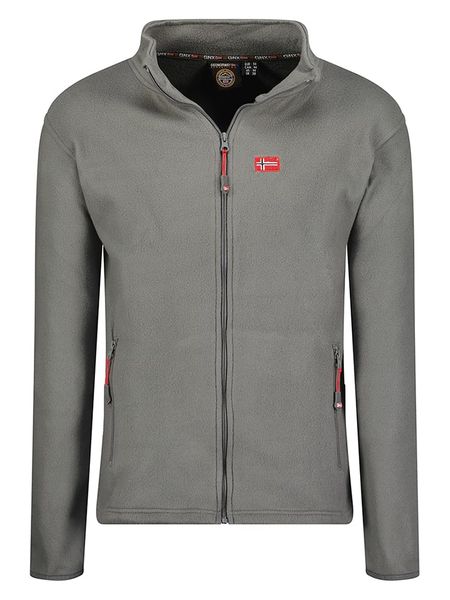 Geographical Norway Kurtka polarowa "Ulysse" w kolorze szarym rozmiar: S. Szare kurtki Geographical Norway, s, bez wzorów, z polaru, bez kaptura. Za 65.69 zł.