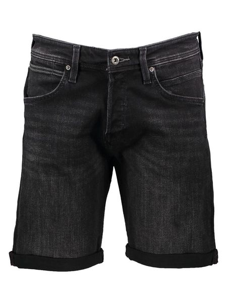 Jack & Jones Szorty dżinsowe "Rick" w kolorze czarnym rozmiar: XL. Czarne szorty Jack & Jones, xl, z aplikacjami, z jeansu, klasyczne. Za 109.26 zł.