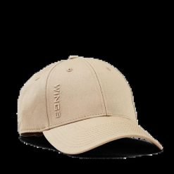 Czapka z daszkiem WINGS UNLEASH BEIGE. Brązowe czapki z daszkiem Wings, bez wzorów, z bawełny. Za 49.90 zł.
