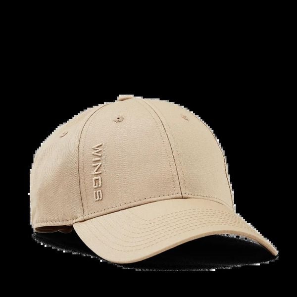 Czapka z daszkiem WINGS UNLEASH BEIGE. Brązowe czapki z daszkiem Wings, bez wzorów, z bawełny. Za 49.90 zł.