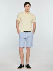 Koszulka męska polo żółta Wladym 200. Żółte koszulki polo sportowe BIG STAR, na lato, l, bez wzorów, z dzianiny, bez kołnierzyka, bez ramiączek. Za 139.99 zł.