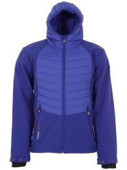 Peak Mountain Kurtka softshellowa "Cander" w kolorze fioletowo-niebieskim rozmiar: XL. Fioletowe kurtki outdoor i hardshell Peak Mountain, m, bez wzorów, bez kaptura. Za 274.95 zł.