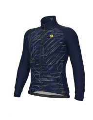 Kurtka rowerowa męska Alé Cycling Solid Byte. Niebieskie kurtki ALÉ CYCLING, l, bez wzorów, z elastanu, bez kaptura. Za 542.99 zł.