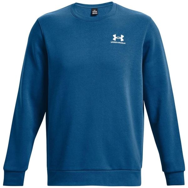 Bluza Under Armour Essential Fleece. Białe bluzy bez kaptura Under Armour, m, bez wzorów, bez kaptura. Za 271.00 zł.