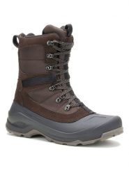 Kamik Skórzane kozaki zimowe "Empirex" w kolorze brązowym rozmiar: 45. Brązowe kozaki Kamik, na zimę, bez wzorów, z materiału, bez obcasa, bez zapięcia. Za 256.70 zł.