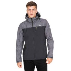 Trespass Abbott - Męski softshell ciemnoszary Marl. Szare kurtki softshell Trespass, m, bez wzorów, z softshellu. Za 400.99 zł.