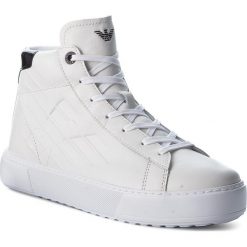 Sneakersy EA7 EMPORIO ARMANI - X8Z001 XK003 00001 White. Białe buty sportowe casual marki EA7 Emporio Armani, z materiału. Za 919.00 zł.