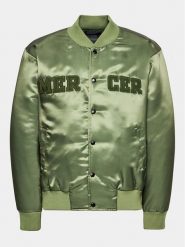 Mercer Amsterdam Kurtka bomber Unisex The Varsity MEAP233003 Zielony Classic Fit. Zielone kurtki Mercer Amsterdam, l, bez wzorów, z syntetyku, bez kaptura. Za 819.99 zł.