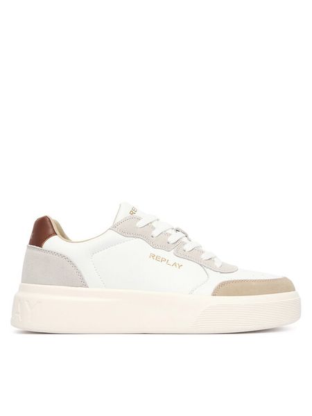 REPLAY Sneakersy GMZ7O.000.C0202L Biały. Białe buty sportowe casual Replay, bez wzorów, ze skóry, bez zapięcia. Za 614.99 zł.